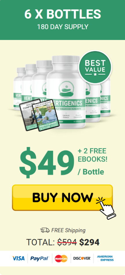 Vertigenics six-bottle promotion sale bundle with best value deal